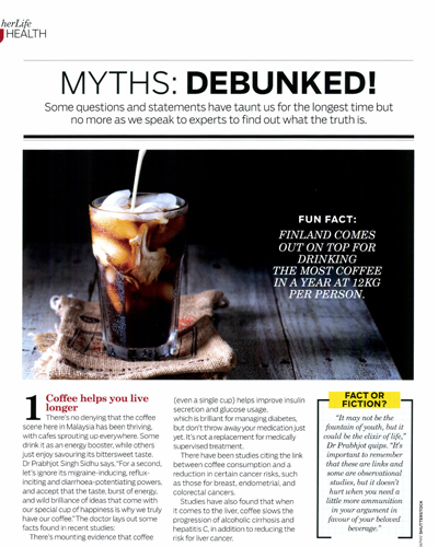 MYTHS: DEBUNKED