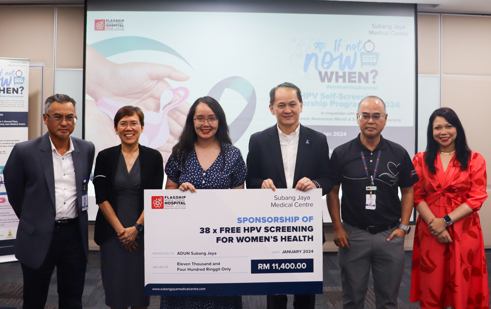 SJMC Advocates for Early Screening with HPV Test Kit Sponsorship