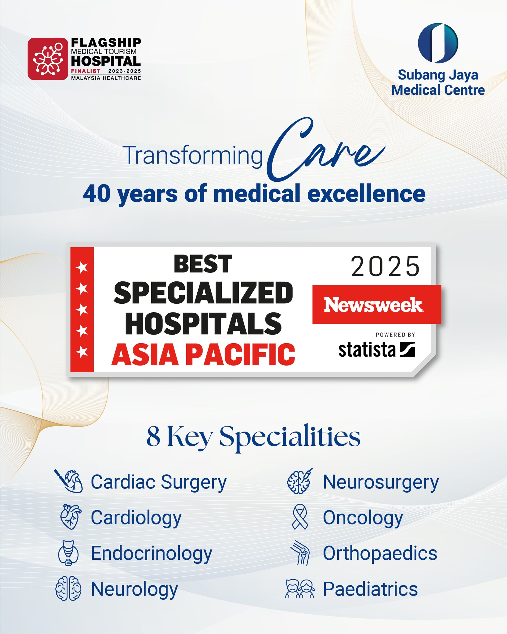 SJMC Retains Top Spot as Malaysia’s Most-Listed Hospital in Newsweek’s Asia-Pacific Rankings
